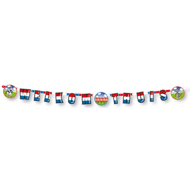 Welkom Thuis Letterslinger 2m van Folat koop je bij Partywinkel