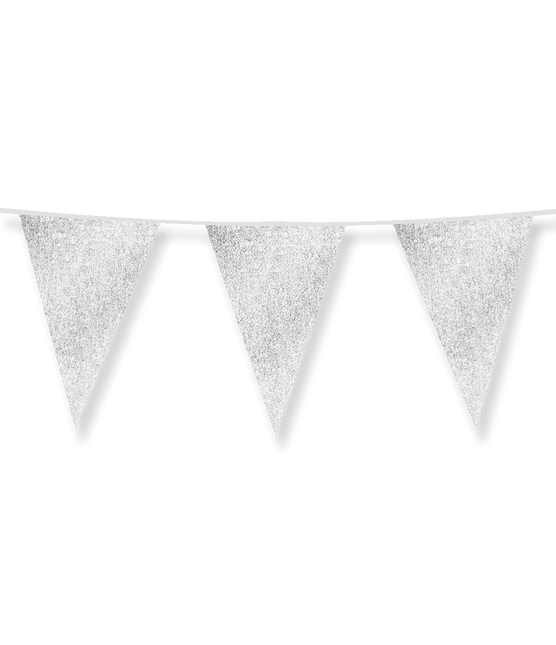 Zilveren Slinger Glitter 6m van Paper Dreams koop je bij Partywinkel