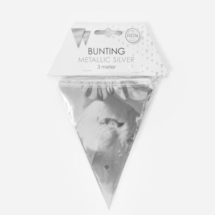 Zilveren Slingers Mini 3m van WeFiesta koop je bij Partywinkel