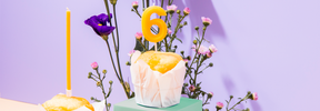 Cijfer kaarsen geven elk feest een persoonlijke touch