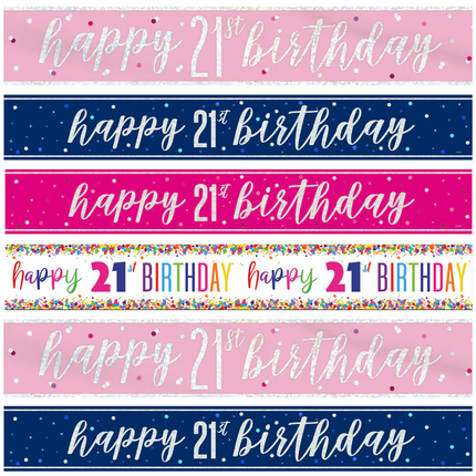 21 Jaar Banners