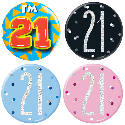 21 Jaar Buttons