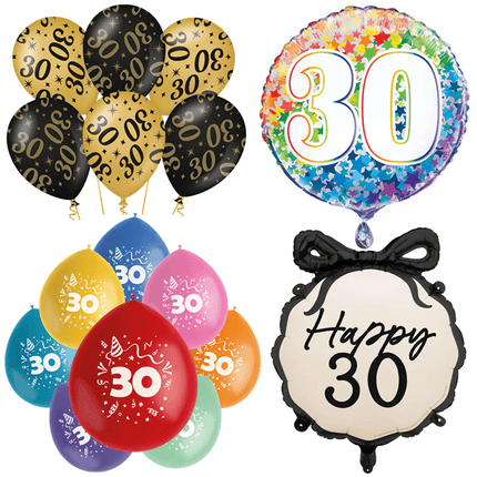 30 Jaar Ballonnen - Partywinkel