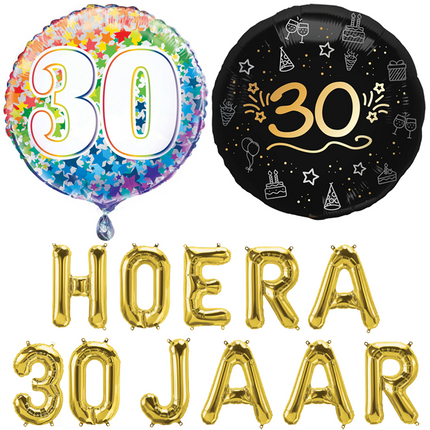 30 Jaar Folie Ballonnen