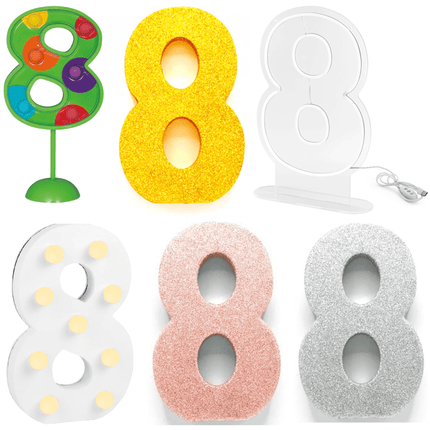 8 Jaar Tafeldecoratie - Partywinkel