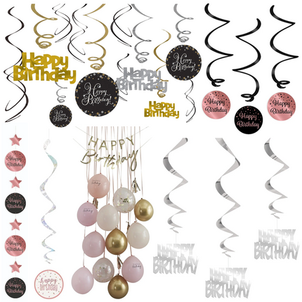 Happy Birthday Hangdecoratie