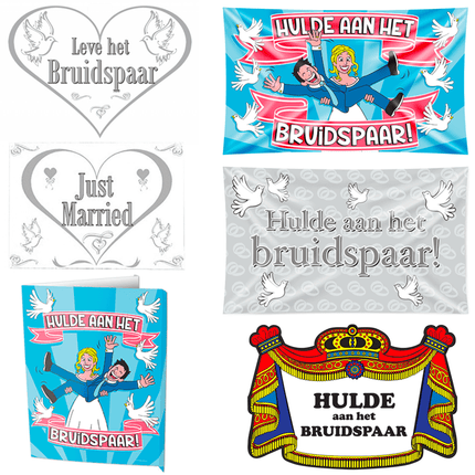 Bruiloft Raamdecoratie - Partywinkel