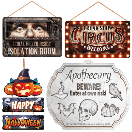 Halloween Deurborden - Partywinkel