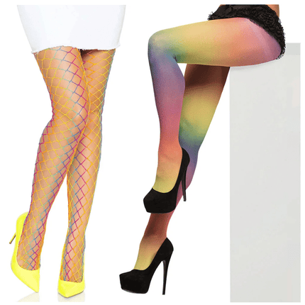 Regenboog Panty's - Partywinkel