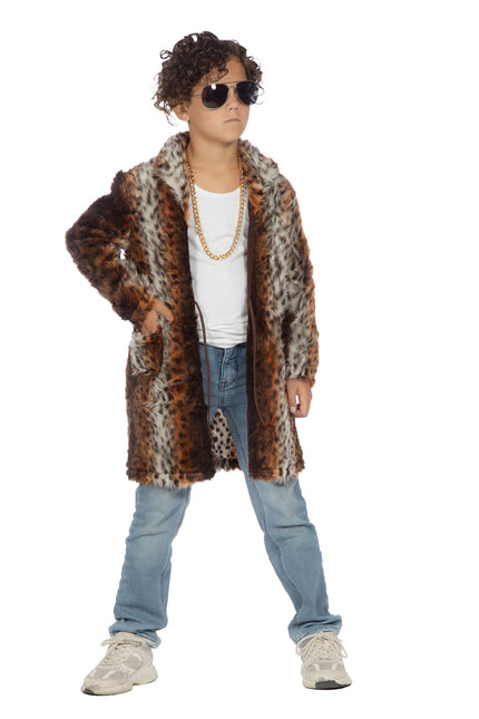 Cappotto di pelliccia di pantera bambino