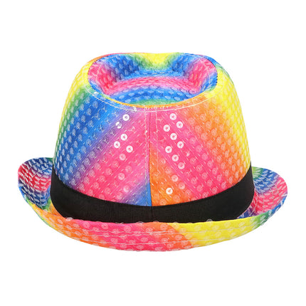 Cappello Arcobaleno 'Buon compleanno'