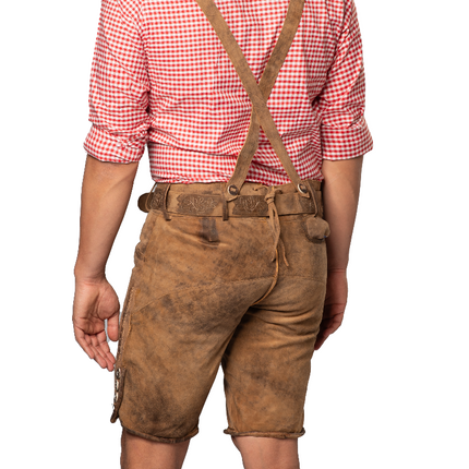 Lederhose marroni corte Lech