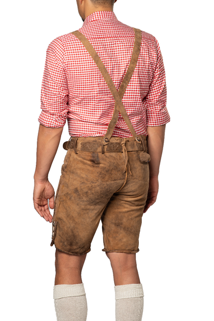 Lederhose marroni corte Lech