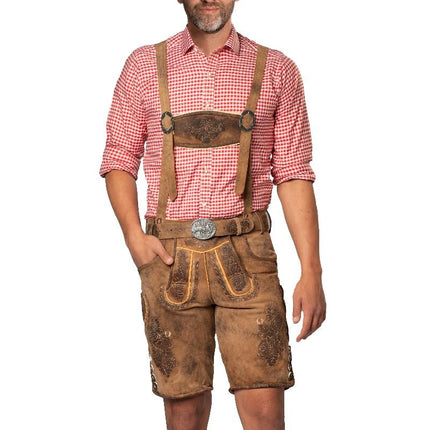 Lederhose marroni corte Lech