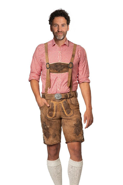 Lederhose marroni corte Lech