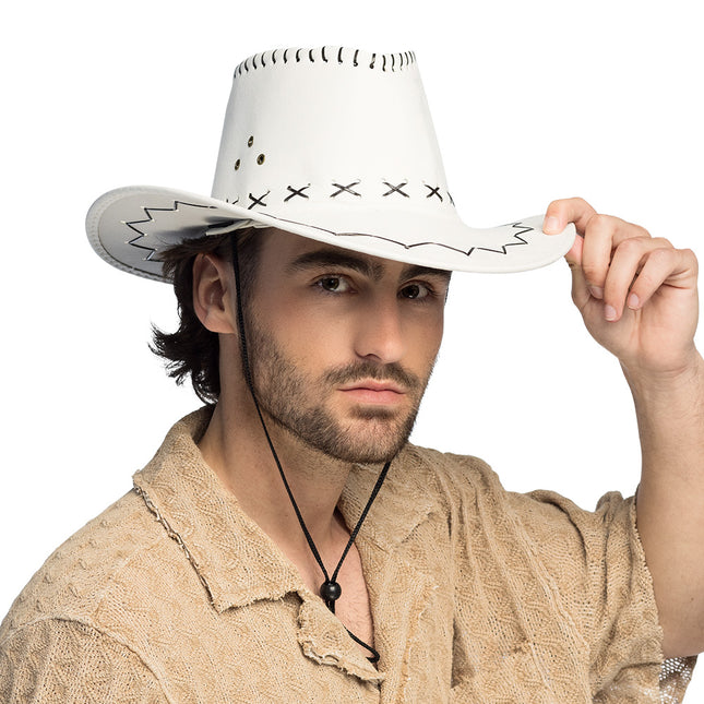 Cappello cowboy Savannah bianco