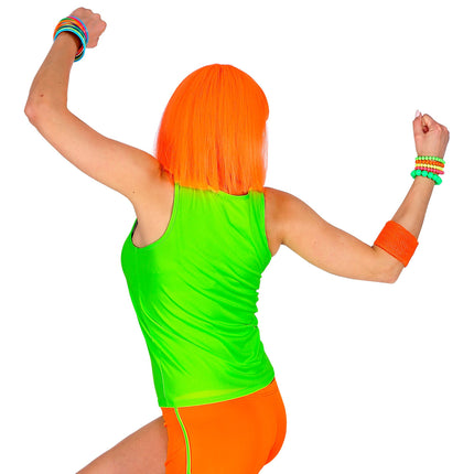 Canotta Neon Verde con Fulmine