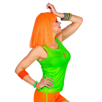 Canotta Neon Verde con Fulmine