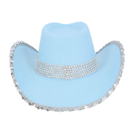 Cappello cowboy Spark azzurro