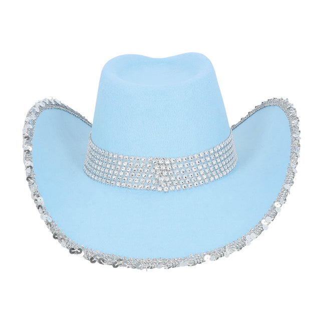 Cappello cowboy Spark azzurro