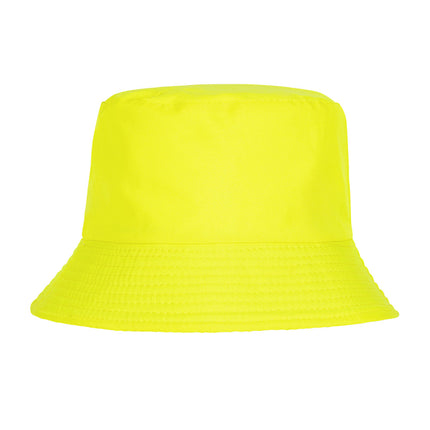 Cappello a secchiello Rave giallo neon
