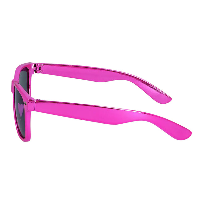 Occhiali da sole rosa lucidi
