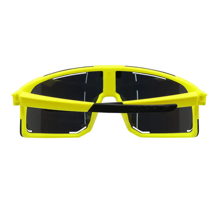 Occhiali da sci giallo nero