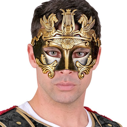 MASCHERA OCCHI GRECA/ROMANA ORO