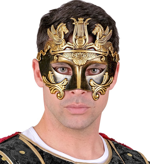 MASCHERA OCCHI GRECA/ROMANA ORO