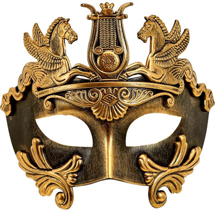 MASCHERA OCCHI GRECA/ROMANA ORO