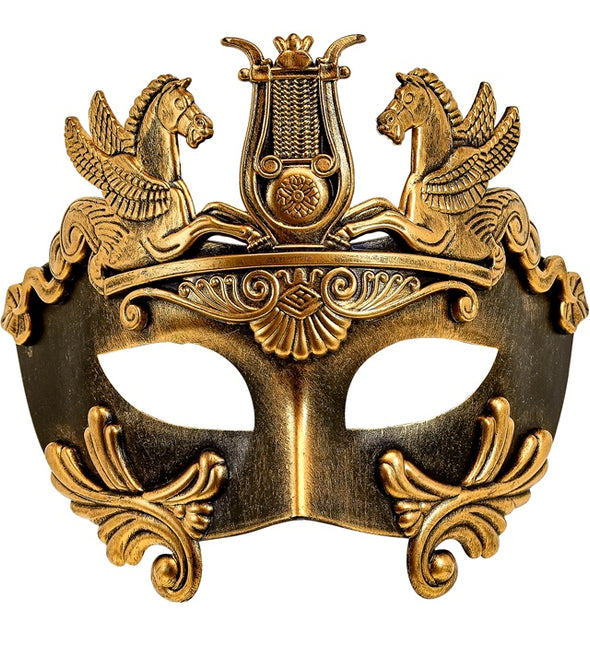 MASCHERA OCCHI GRECA/ROMANA ORO