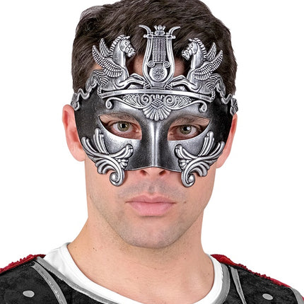 MASCHERA OCCHI GRECA/ROMANA ARGENTO