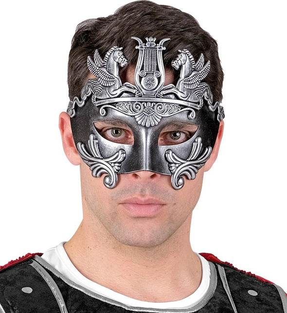MASCHERA OCCHI GRECA/ROMANA ARGENTO