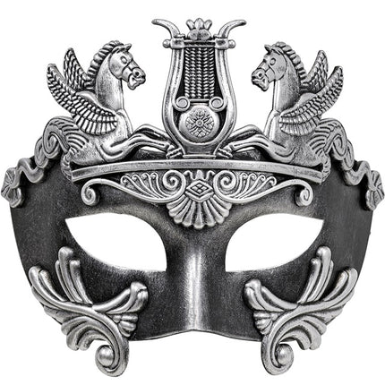 MASCHERA OCCHI GRECA/ROMANA ARGENTO