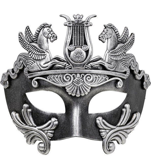 MASCHERA OCCHI GRECA/ROMANA ARGENTO