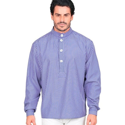 Camicia Zeeman bianca e blu
