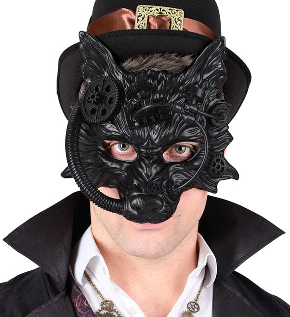 Maschera da lupo nera