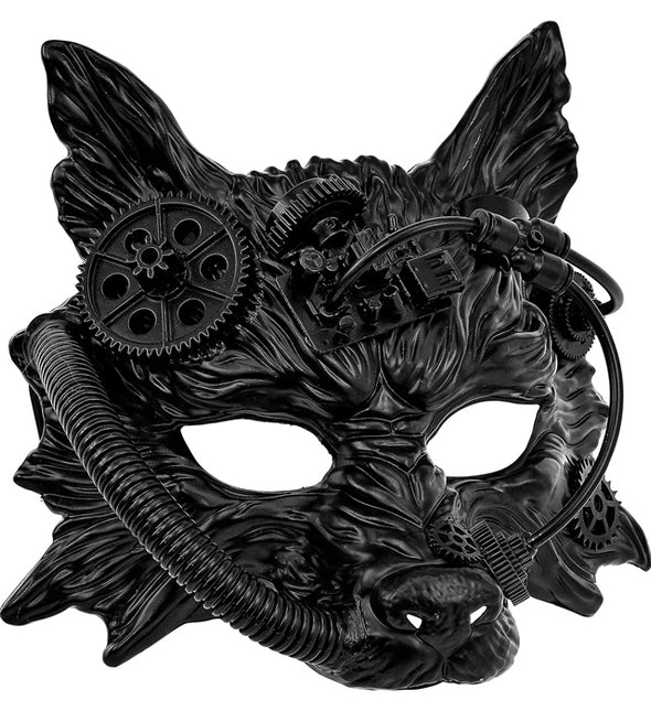 Maschera da lupo nera