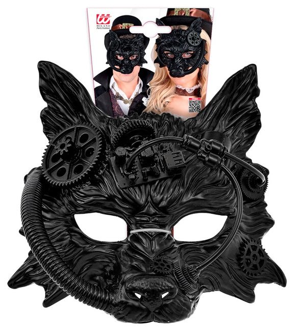 Maschera da lupo nera