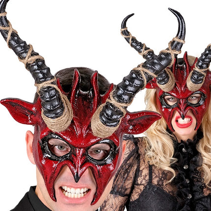 Maschera di Halloween Sciamano Diavolo