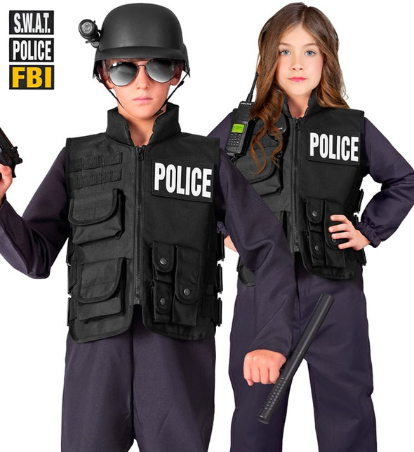 GIUBBOTTO SWAT FBI/POLIZIA BAMBINO
