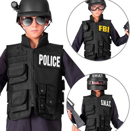 GIUBBOTTO SWAT FBI/POLIZIA BAMBINO