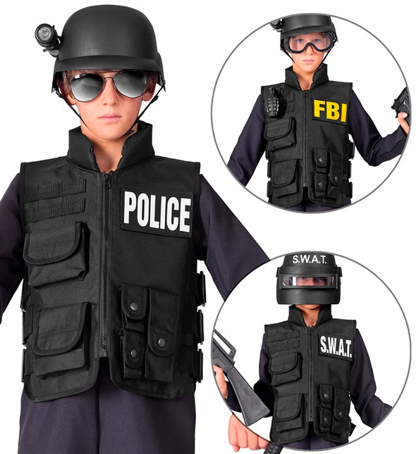 GIUBBOTTO SWAT FBI/POLIZIA BAMBINO