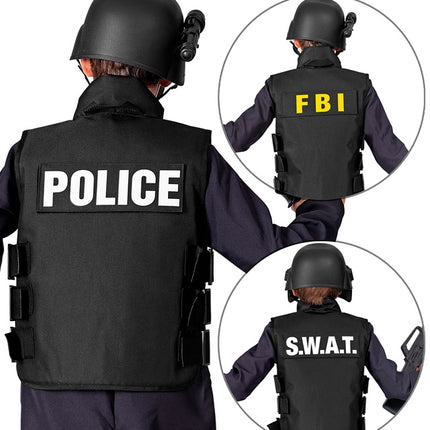 GIUBBOTTO SWAT FBI/POLIZIA BAMBINO