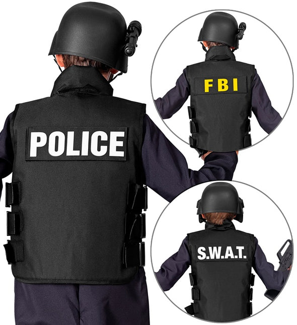 GIUBBOTTO SWAT FBI/POLIZIA BAMBINO