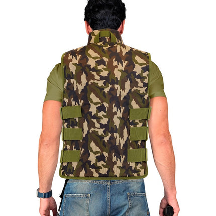 Gilet militare mimetico