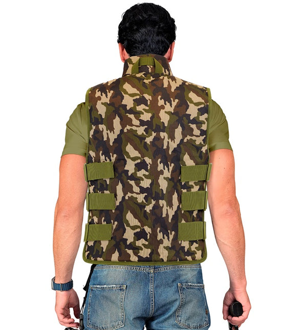 Gilet militare mimetico