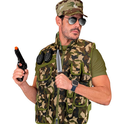 Gilet militare mimetico