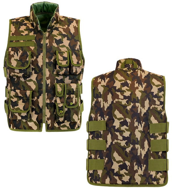 Gilet militare mimetico