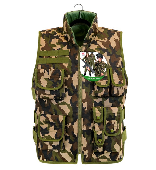 Gilet militare mimetico Bambino